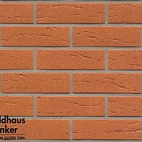 Плитка клинкерная Feldhaus Klinker R227NF9 "terracotta rustico", терракота, "структура формбек", 240 x 9 x 71 мм